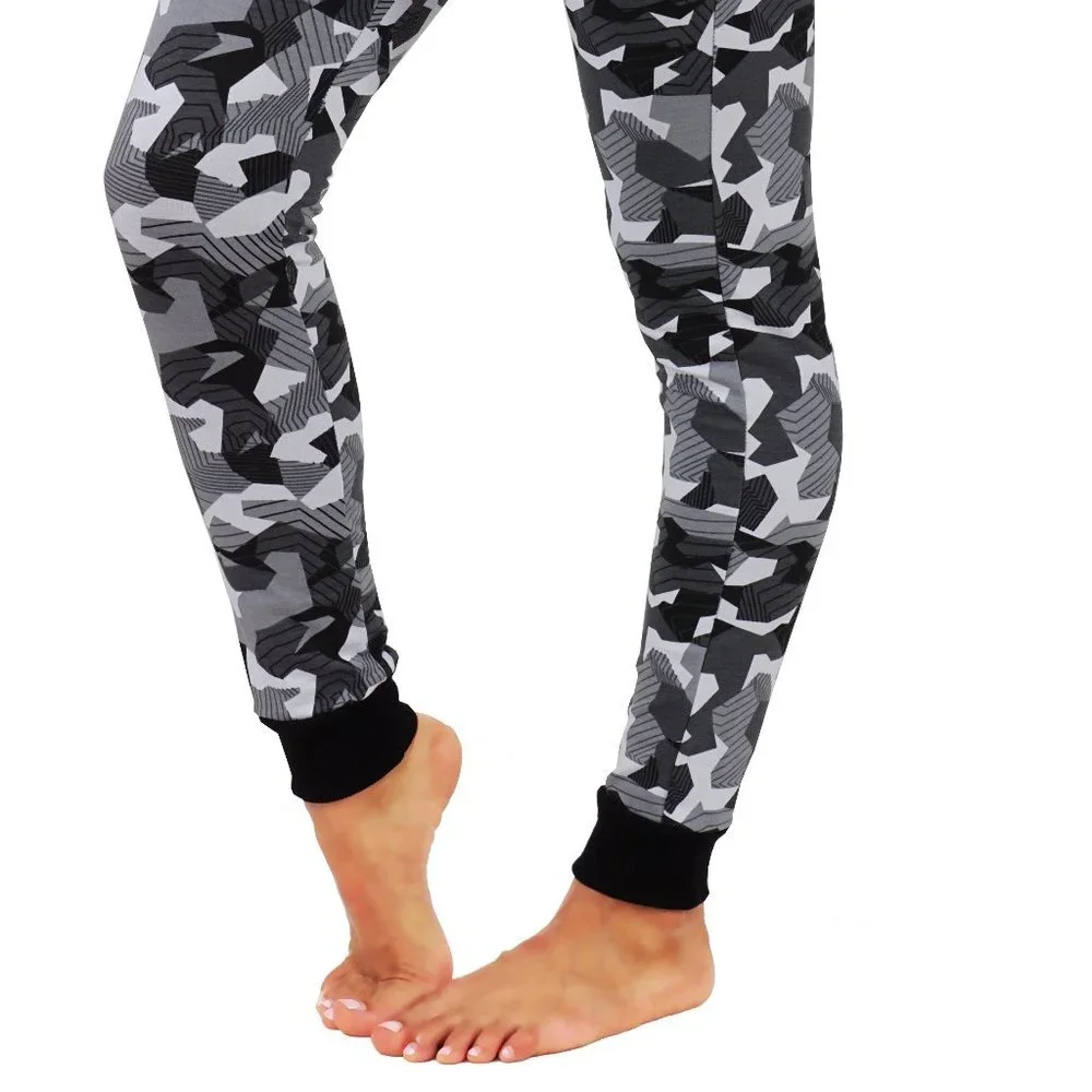 Unique Camouflage Jogger Sweatpants with Pockets - Picture 3 of 5